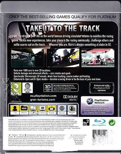 Gran Turismo 5 - PS3 - Platinum (B Grade) (Genbrug)